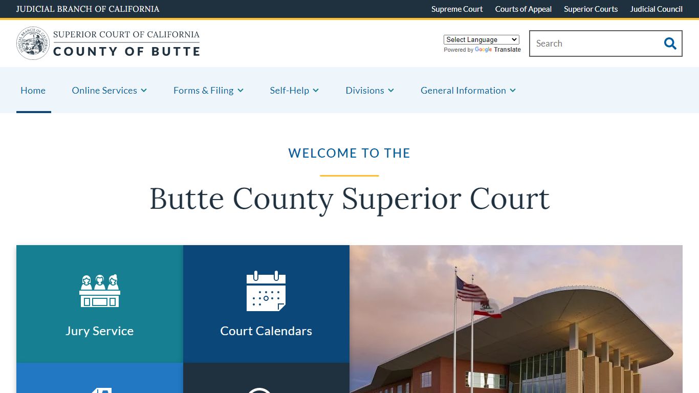 Home | Superior Court of California | County of Butte